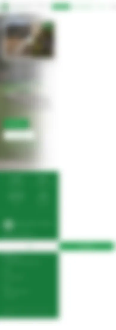Before: website for a landscaping company on a phone, blurred for privacy